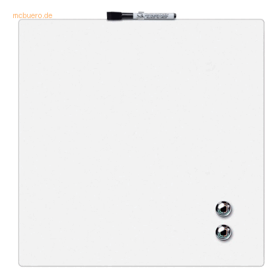 Nobo Tafelquadrat Stahl magnetisch 360x360mm weiß Nobo Tafelquadrat Stahl magnetisch 360x360mm weiß