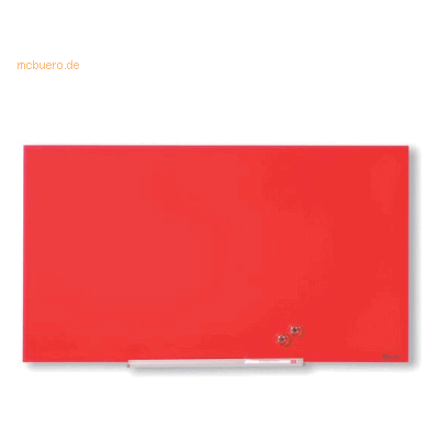 Nobo Glastafel Diamond magnetisch 1264x711mm rot Nobo Glastafel Diamond magnetisch 1264x711mm rot