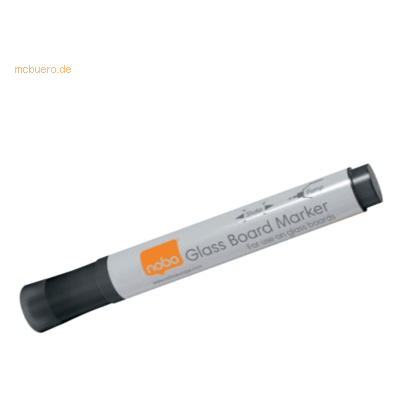 Nobo Glastafel Marker Rundspitze VE=4 Stück schwarz Nobo Glastafel Marker Rundspitze VE=4 Stück schwarz
