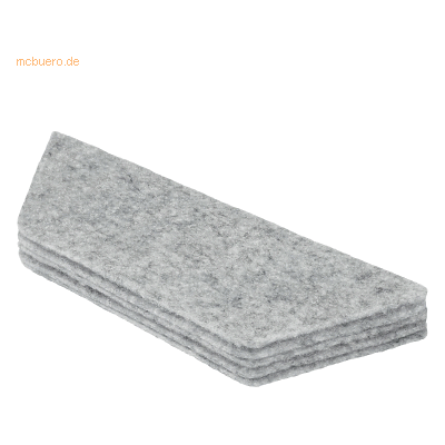 Nobo Ersatz-Löschfilz für magnetische Tafelwischer VE=10 Stück Nobo Ersatz-Löschfilz für magnetische Tafelwischer VE=10 Stück