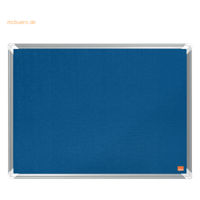 Nobo Filz-Notiztafel Premium Plus Aluminiumrahmen 600x450mm blau Nobo Filz-Notiztafel Premium Plus Aluminiumrahmen 600x450mm blau