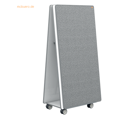 Nobo Whiteboard/Notiztafel-System Move & Meet Mobile 900x1800 mm grau Nobo Whiteboard/Notiztafel-System Move & Meet Mobile 900x1800 mm grau
