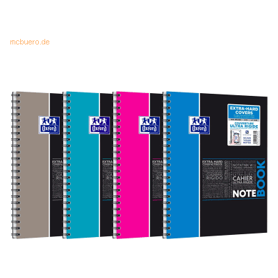 Oxford Notebook Studium A4+ liniert 7mm 80 Blatt 90 g/qm Optik Paper f Oxford Notebook Studium A4+ liniert 7mm 80 Blatt 90 g/qm Optik Paper f