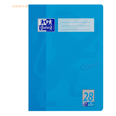 15 x Oxford Schulheft Touch A4 Lineatur 28 16 Blatt 90g/qm Optik Paper 15 x Oxford Schulheft Touch A4 Lineatur 28 16 Blatt 90g/qm Optik Paper