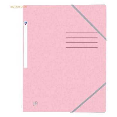 10 x Oxford Eckspannmappe Top File+ A4 3 Klappen pastellrosa 10 x Oxford Eckspannmappe Top File+ A4 3 Klappen pastellrosa