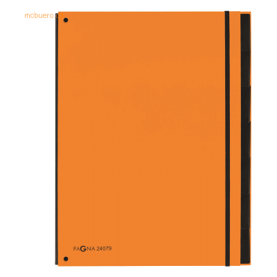 Pagna Pultordner 7 Fächer Trend orange Pagna Pultordner 7 Fächer Trend orange