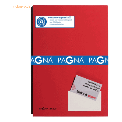 Pagna Unterschriftsmappe 20 Fächer Color rot Pagna Unterschriftsmappe 20 Fächer Color rot