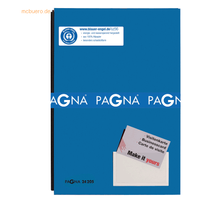Pagna Unterschriftsmappe 20 Fächer Color blau Pagna Unterschriftsmappe 20 Fächer Color blau