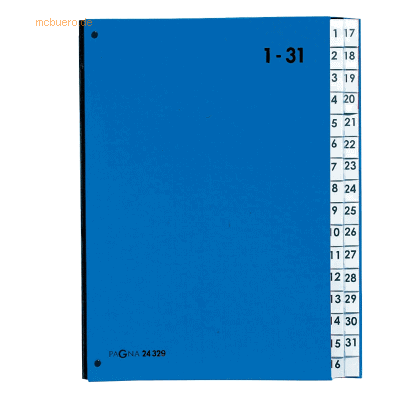 Pagna Pultordner 1-31 blau Pagna Pultordner 1-31 blau