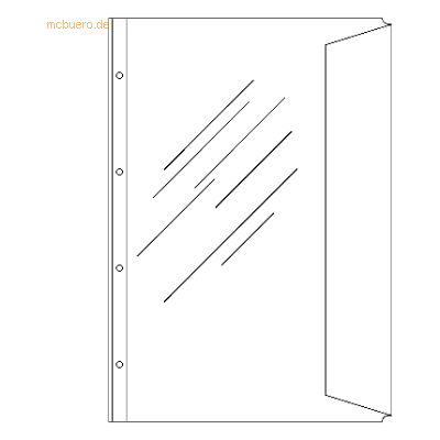 20 x Pagna Dokumentenhüllle A4 215x305mm mit Klappe seitlich 5 Stück 20 x Pagna Dokumentenhüllle A4 215x305mm mit Klappe seitlich 5 Stück