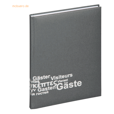 Pagna Gästebuch 19x26cm Europa Grau - Gästebuch Pagna Gästebuch 19x26cm Europa Grau - Gästebuch