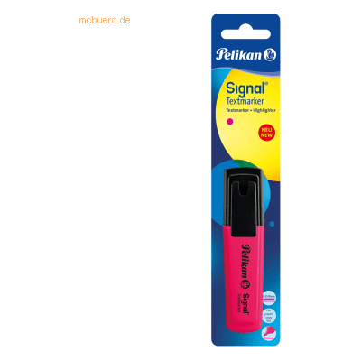 8 x Pelikan Textmarker Signal leuchtpink Blister 8 x Pelikan Textmarker Signal leuchtpink Blister