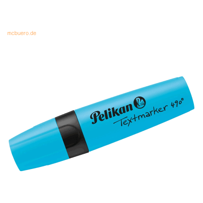10 x Pelikan Textmarker 490 Leucht-Blau 10 x Pelikan Textmarker 490 Leucht-Blau