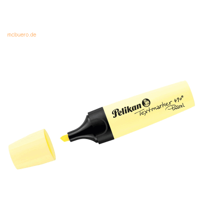 10 x Pelikan Textmarker 490 Pastell Hellgelb 10 x Pelikan Textmarker 490 Pastell Hellgelb