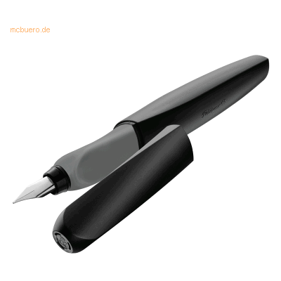 Pelikan Füllhalter Twist P457M M schwarz inkl. Tintenpatrone Pelikan Füllhalter Twist P457M M schwarz inkl. Tintenpatrone