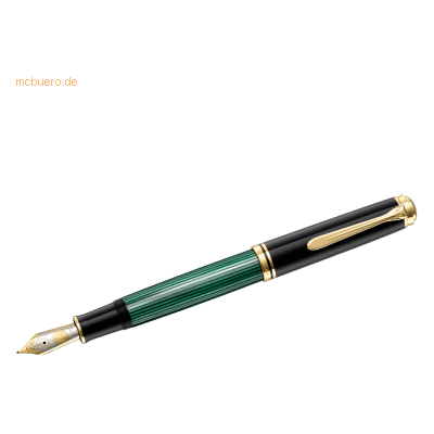 Pelikan Kolbenfüllhalter Souverän M1000 Feder B schwarz/grün Pelikan Kolbenfüllhalter Souverän M1000 Feder B schwarz/grün