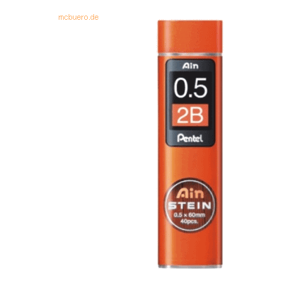 12 x Pentel Feinminen Hi-Polymer AIN Stein 0,5 2B VE=40 Stück 12 x Pentel Feinminen Hi-Polymer AIN Stein 0,5 2B VE=40 Stück