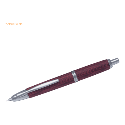 Pilot Füllfederhalter Capless Wood Feder M dunkelrot Pilot Füllfederhalter Capless Wood Feder M dunkelrot