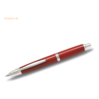 Pilot Füllfederhalter Capless Rhodium M rot Pilot Füllfederhalter Capless Rhodium M rot