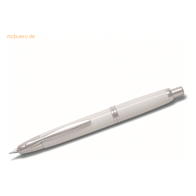 Pilot Füllfederhalter Capless Rhodium F weiß Pilot Füllfederhalter Capless Rhodium F weiß