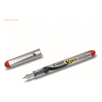 12 x Pilot Einweg-Füllfederhalter V-Pen SVP-4M rot 12 x Pilot Einweg-Füllfederhalter V-Pen SVP-4M rot
