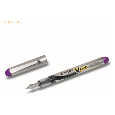 12 x Pilot Einweg-Füllfederhalter V-Pen SVP-4M violett 12 x Pilot Einweg-Füllfederhalter V-Pen SVP-4M violett