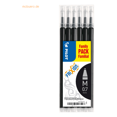 12 x Pilot Tintenrollermine BLS-FR7-B-S6 0,4mm schwarz Set mit 6 Stück 12 x Pilot Tintenrollermine BLS-FR7-B-S6 0,4mm schwarz Set mit 6 Stück