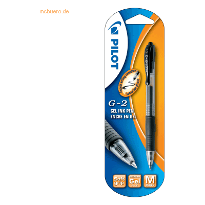 12 x Pilot Gelschreiber G2-7 schwarz Blister mit 1 Stück 12 x Pilot Gelschreiber G2-7 schwarz Blister mit 1 Stück