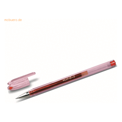 12 x Pilot Gelschreiber G1-7 Klassik 0,4 rot 12 x Pilot Gelschreiber G1-7 Klassik 0,4 rot