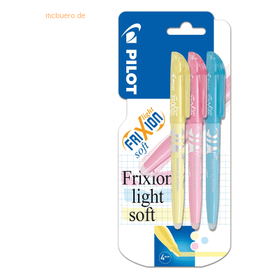 12 x Pilot Textmarker Frixion Light Soft 3,8mm softblau,softgelb,softp 12 x Pilot Textmarker Frixion Light Soft 3,8mm softblau,softgelb,softp