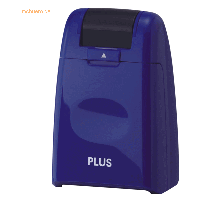 Plus Japan Roll-Stempel zur Unkenntlichmachung von Daten blau Plus Japan Roll-Stempel zur Unkenntlichmachung von Daten blau