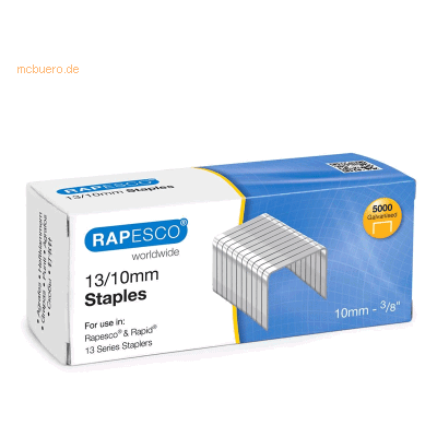 Rapesco Tackerklammern 13/10mm VE=5000 Stück Rapesco Tackerklammern 13/10mm VE=5000 Stück