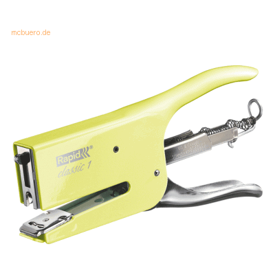 Rapid Heftzange K1 Metall 50 Blatt Heftklammerntyp 24/6-8 hellgelb Rapid Heftzange K1 Metall 50 Blatt Heftklammerntyp 24/6-8 hellgelb