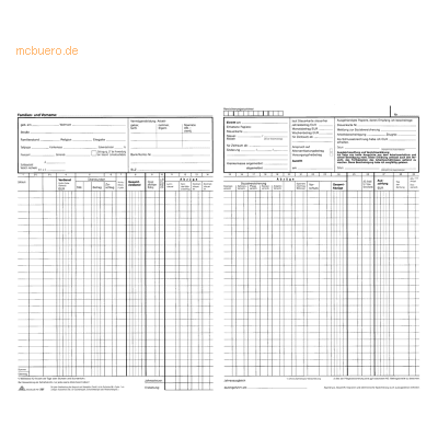 RNK Lohn- und Gehaltskontobuch A4 20 Blatt RNK Lohn- und Gehaltskontobuch A4 20 Blatt