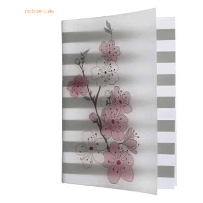 4 x RNK Heft A5 -Kirschblüten- PP Umschlag kariert 100 Blatt 4 x RNK Heft A5 -Kirschblüten- PP Umschlag kariert 100 Blatt