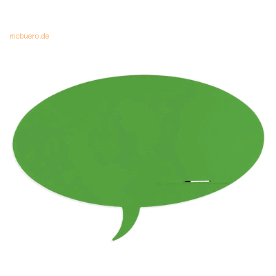 Rocada Symbol-Tafel Skinshape Sprechblase lackiert 75x115cm RAL 6018 g Rocada Symbol-Tafel Skinshape Sprechblase lackiert 75x115cm RAL 6018 g