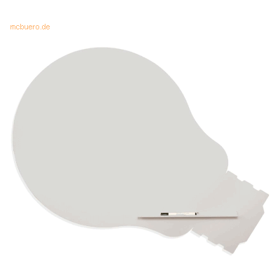 Rocada Symbol-Tafel Skinshape Glühbirne lackiert 75x115cm RAL 7035 lic Rocada Symbol-Tafel Skinshape Glühbirne lackiert 75x115cm RAL 7035 lic