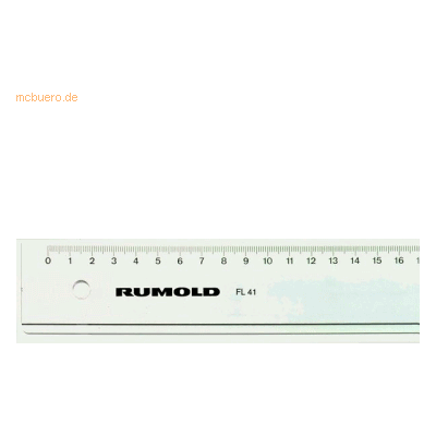 Rumold Lineal Kunststoff leicht getönt 50cm Rumold Lineal Kunststoff leicht getönt 50cm