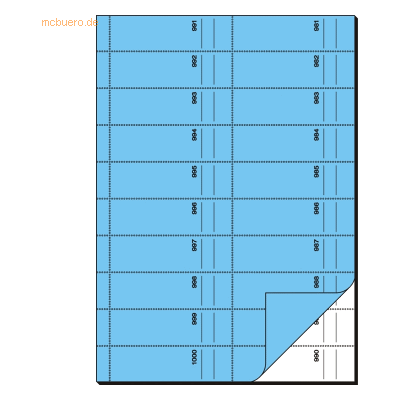 Sigel Bonbuch 1000 Abrisse A4 hoch 65g/qm blau mit Blaupapier 2x50 Bla Sigel Bonbuch 1000 Abrisse A4 hoch 65g/qm blau mit Blaupapier 2x50 Bla