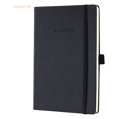 Sigel Notizbuch Conceptum A5 blanko edle Software-Oberfläche schwarz Sigel Notizbuch Conceptum A5 blanko edle Software-Oberfläche schwarz