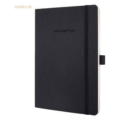 Sigel Notizbuch Conceptum A5 194 Seiten Softcover kariert 80g black Sigel Notizbuch Conceptum A5 194 Seiten Softcover kariert 80g black