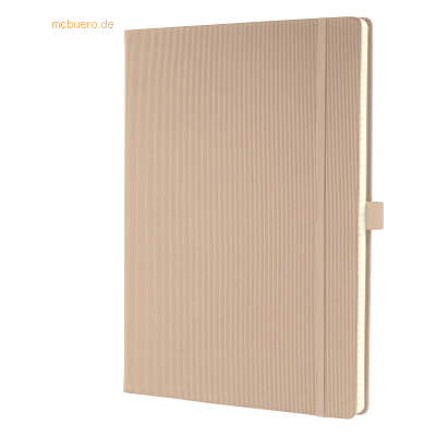 Sigel Notizbuch Conceptum A4 97 Blatt Hardcover kariert 80g beige Sigel Notizbuch Conceptum A4 97 Blatt Hardcover kariert 80g beige
