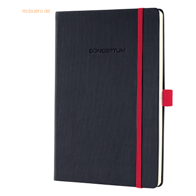 Sigel Notizbuch Conceptum A5 194 Seiten Hardcover kariert 80g/qm black Sigel Notizbuch Conceptum A5 194 Seiten Hardcover kariert 80g/qm black