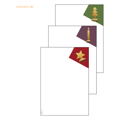 Sigel Weihnachtsmotivrecycling-Papier-Set - A4 - 2er Pack Sigel Weihnachtsmotivrecycling-Papier-Set - A4 - 2er Pack