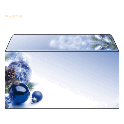Sigel Briefumschläge Weihnachten Blue Harmony DINlang 90g/qm VE=50 Stü Sigel Briefumschläge Weihnachten Blue Harmony DINlang 90g/qm VE=50 Stü