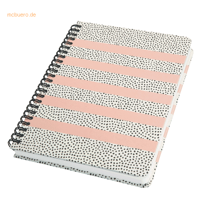 Sigel Spiral-Notizbuch Jolie Inspire A5 Dot-Lineatur 120 Seiten 100g/q Sigel Spiral-Notizbuch Jolie Inspire A5 Dot-Lineatur 120 Seiten 100g/q