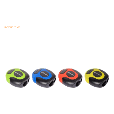 30 x Swordfish Anspitzer Doppel-Soft-Grip doppelt farbig sortiert 30 x Swordfish Anspitzer Doppel-Soft-Grip doppelt farbig sortiert
