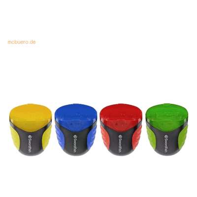 12 x Swordfish Anspitzer Canister-Flip doppelt farbig sortiert Blister 12 x Swordfish Anspitzer Canister-Flip doppelt farbig sortiert Blister