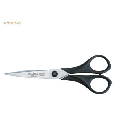 Dahle Schwarze Edelstahl-Schere - Professionell, 16cm - Schere Dahle Schwarze Edelstahl-Schere - Professionell, 16cm - Schere