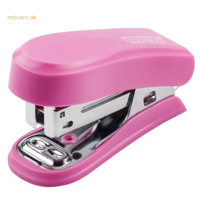 6 x Novus Heftgerät Mini 12 Blatt 20mm (Blister) pink 6 x Novus Heftgerät Mini 12 Blatt 20mm (Blister) pink